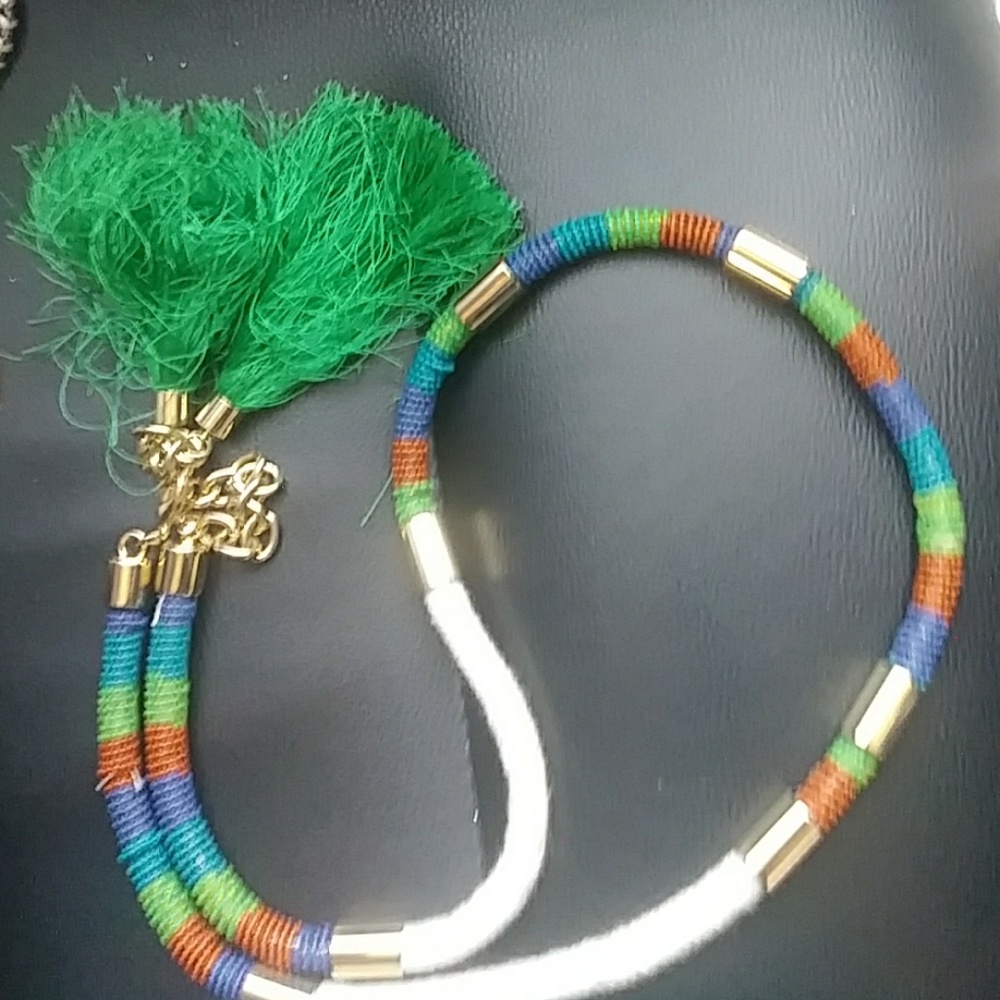 Colorful tribe necklace